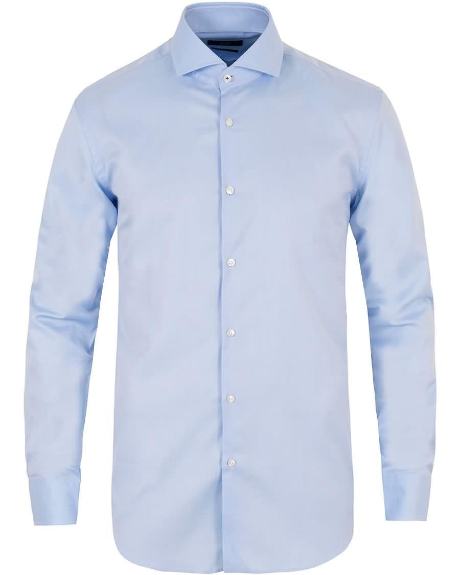 boss jerrin slim fit shirt light pastel blue Salg Ekte, Ny r7mxa